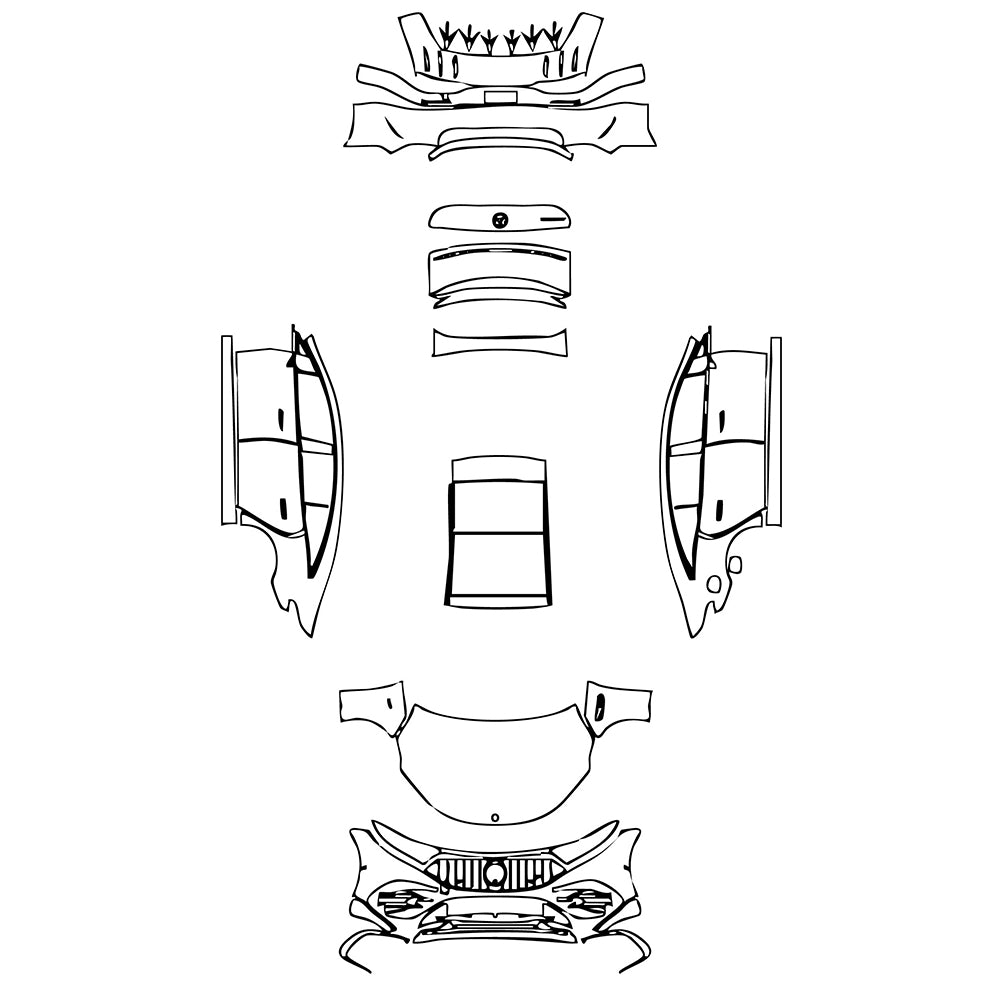 Pre-Cut PPF Mercedes-Benz EQS AMG 53 2024 - PPF-Kits