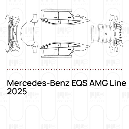 Voorgesneden PPF Mercedes-Benz EQS AMG Line 2025