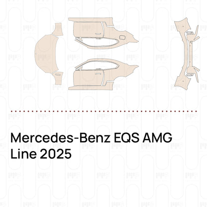 Voorgesneden PPF Mercedes-Benz EQS AMG Line 2025
