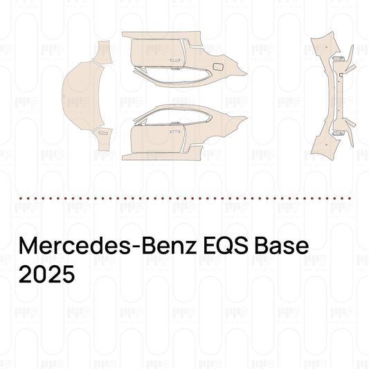Voorgesneden PPF Mercedes-Benz EQS Base 2025