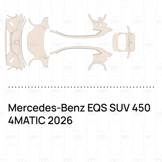 Voorgesneden PPF Mercedes-Benz EQS SUV 450 4MATIC 2026
