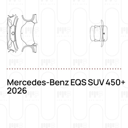 Voorgesneden PPF Mercedes-Benz EQS SUV 450+ 2026