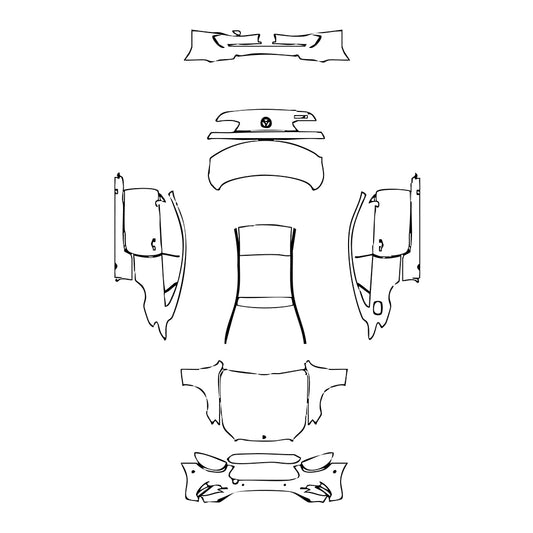 Pre-Cut PPF Mercedes-Benz E Class Coupe AMG Line 2022 - PPF-Kits