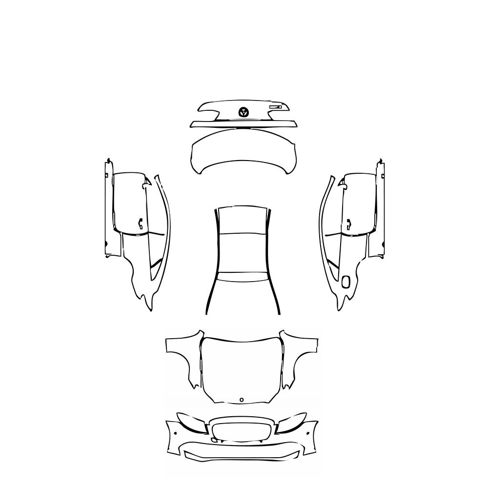 Pre-Cut PPF Mercedes-Benz E Class Coupe Base 2018 - PPF-Kits