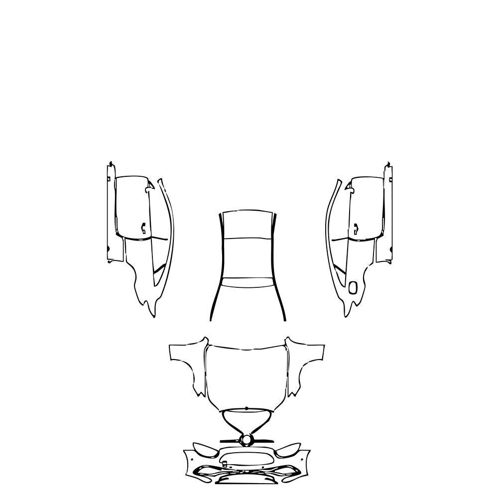 Pre-Cut PPF Mercedes-Benz E Class Coupe Base 2022 - PPF-Kits