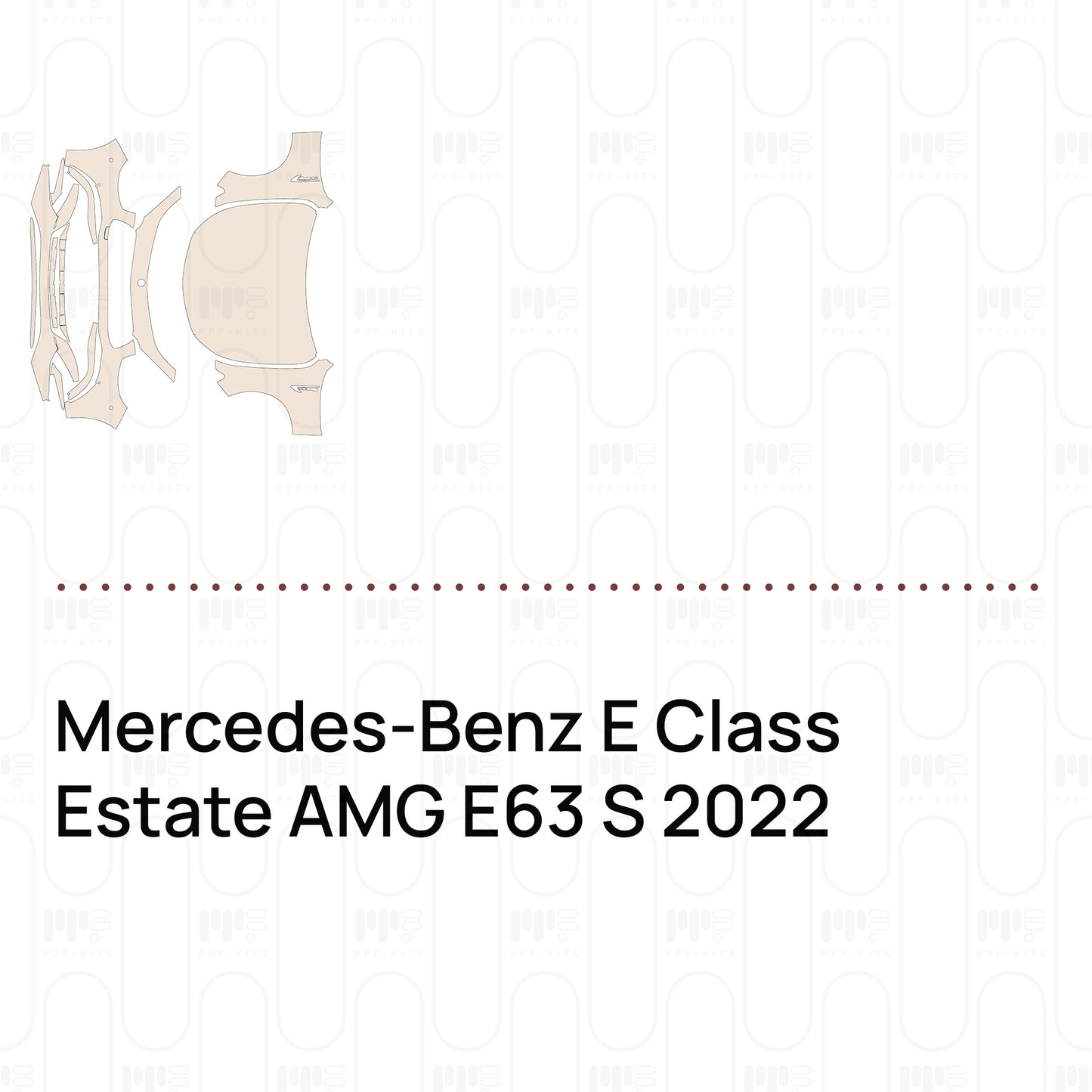 Voorgesneden PPF Mercedes-Benz E Class Estate AMG E63 S 2022