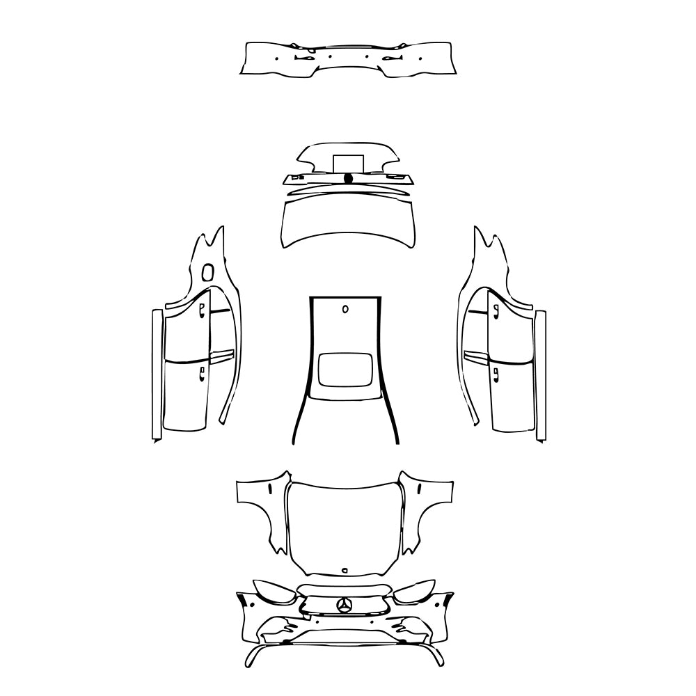 Pre-Cut PPF Mercedes-Benz E Class Sedan AMG E53 2021 - PPF-Kits