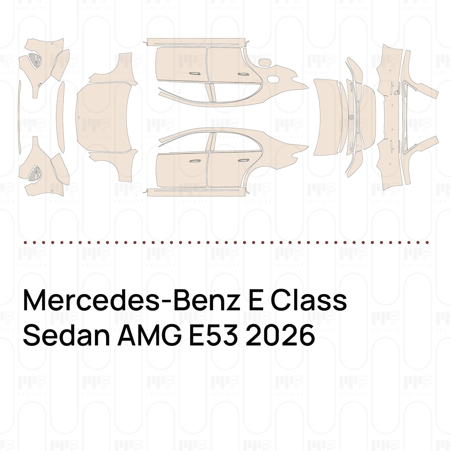 Voorgesneden PPF Mercedes-Benz E Class Sedan AMG E53 2026