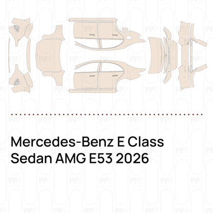 Voorgesneden PPF Mercedes-Benz E Class Sedan AMG E53 2026