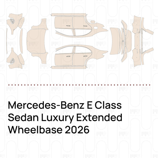 Voorgesneden PPF Mercedes-Benz E Class Sedan Luxury Extended Wheelbase 2026