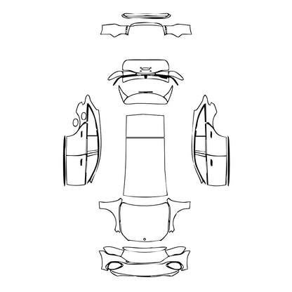 Pre-Cut PPF Mercedes-Benz E Class Wagon Estate All-Terrain 2024 - PPF-Kits