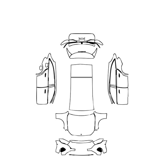 Pre-Cut PPF Mercedes-Benz E Class Wagon Estate Base 2024 - PPF-Kits