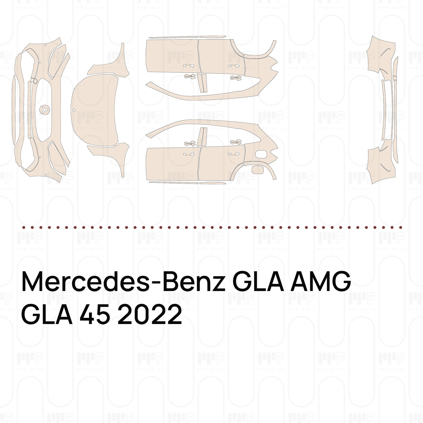 Voorgesneden PPF Mercedes-Benz GLA AMG GLA 45 2022
