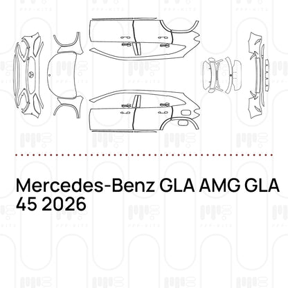 Voorgesneden PPF Mercedes-Benz GLA AMG GLA 45 2026