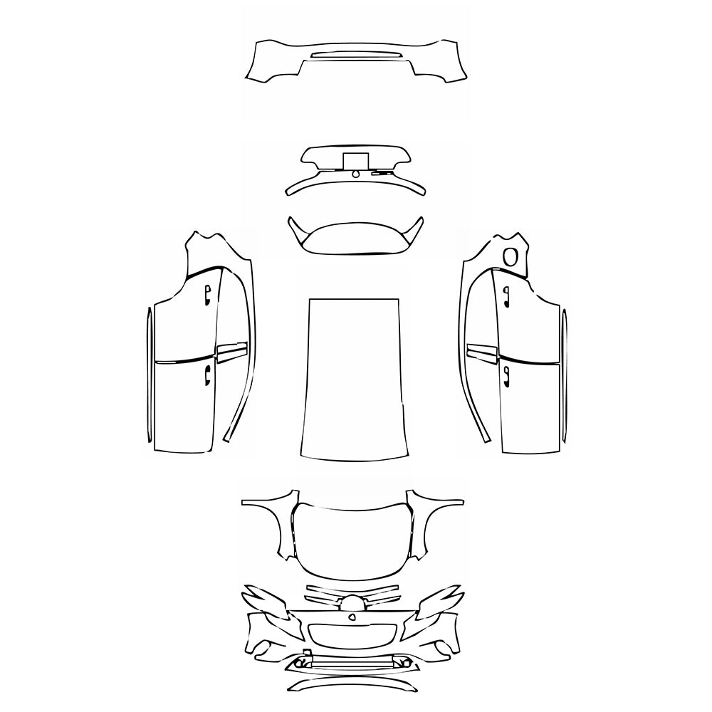 Pre-Cut PPF Mercedes-Benz GLA Base 2013 - PPF-Kits