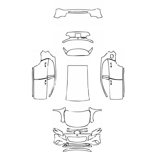 Pre-Cut PPF Mercedes-Benz GLA Base 2014 - PPF-Kits