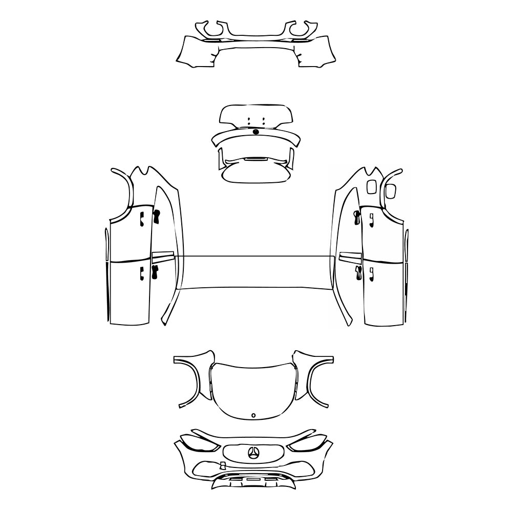 Pre-Cut PPF Mercedes-Benz GLA Base 2020 - PPF-Kits