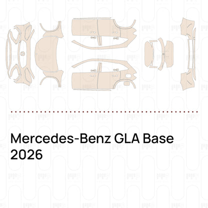 Voorgesneden PPF Mercedes-Benz GLA Base 2026