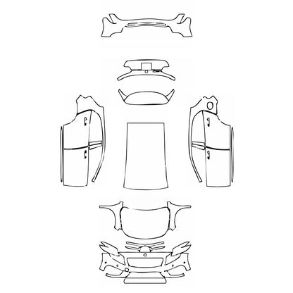 Pre-Cut PPF Mercedes-Benz GLA Sport 2014 - PPF-Kits