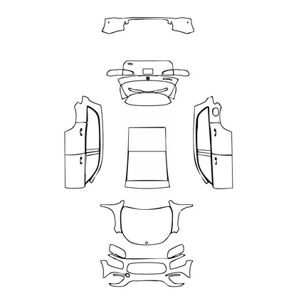 Pre-Cut PPF Mercedes-Benz GLB AMG Line 2020 - PPF-Kits
