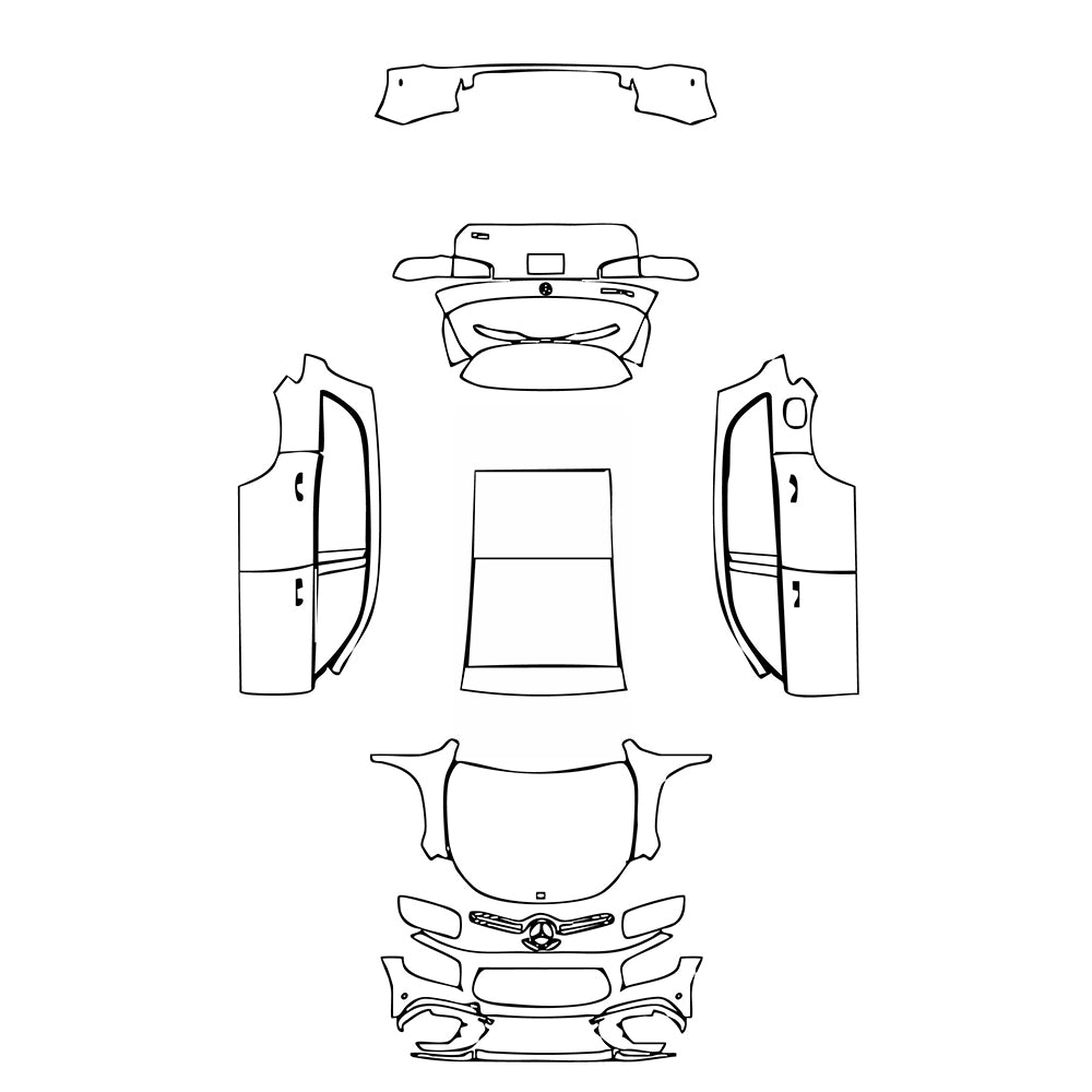 Pre-Cut PPF Mercedes-Benz GLB AMG Line 2024 - PPF-Kits