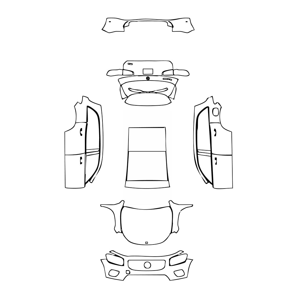 Pre-Cut PPF Mercedes-Benz GLB Base 2020 - PPF-Kits
