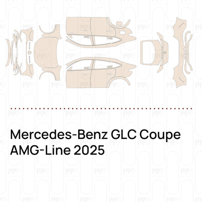 Voorgesneden PPF Mercedes-Benz GLC Coupe AMG-Line 2025