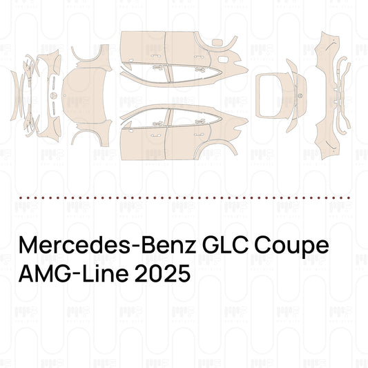 Voorgesneden PPF Mercedes-Benz GLC Coupe AMG-Line 2025