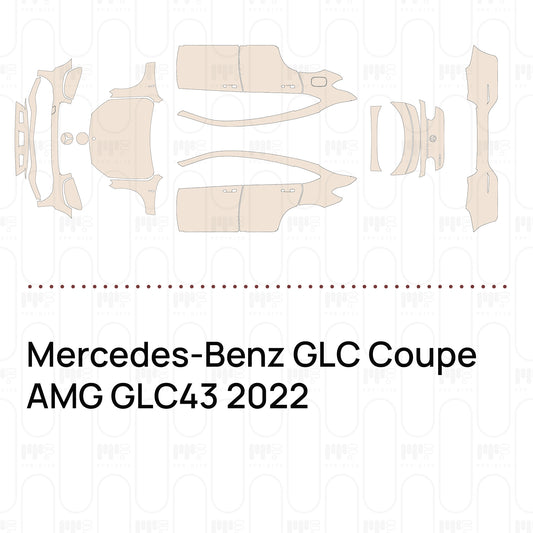Voorgesneden PPF Mercedes-Benz GLC Coupe AMG GLC43 2022
