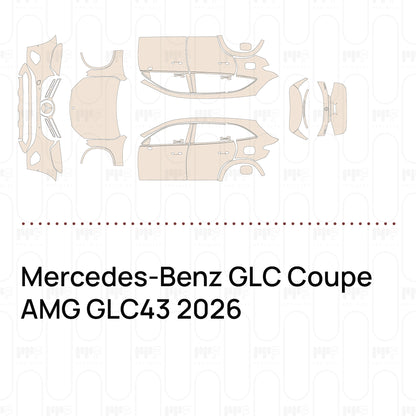 Voorgesneden PPF Mercedes-Benz GLC Coupe AMG GLC43 2026