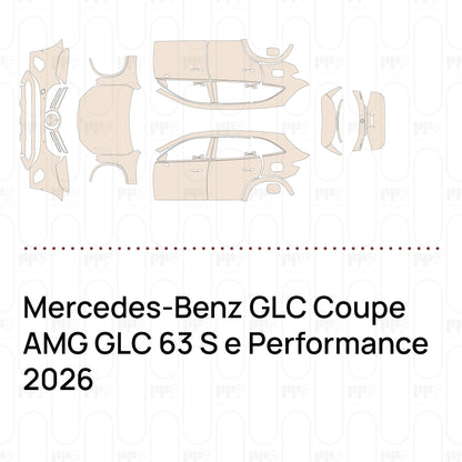 Voorgesneden PPF Mercedes-Benz GLC Coupe AMG GLC 63 S e Performance 2026