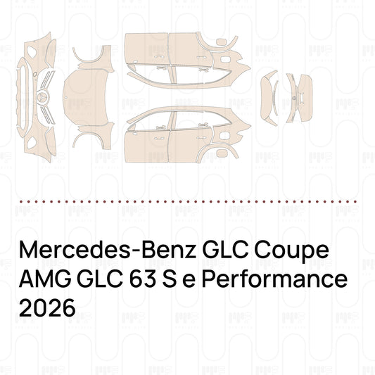 Voorgesneden PPF Mercedes-Benz GLC Coupe AMG GLC 63 S e Performance 2026