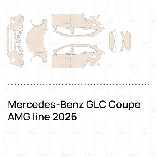 Voorgesneden PPF Mercedes-Benz GLC Coupe AMG line 2026