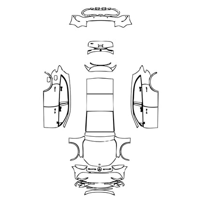 Pre-Cut PPF Mercedes-Benz GLC SUV Extended Wheelbase (GLC L) AMG Line 2024 - PPF-Kits