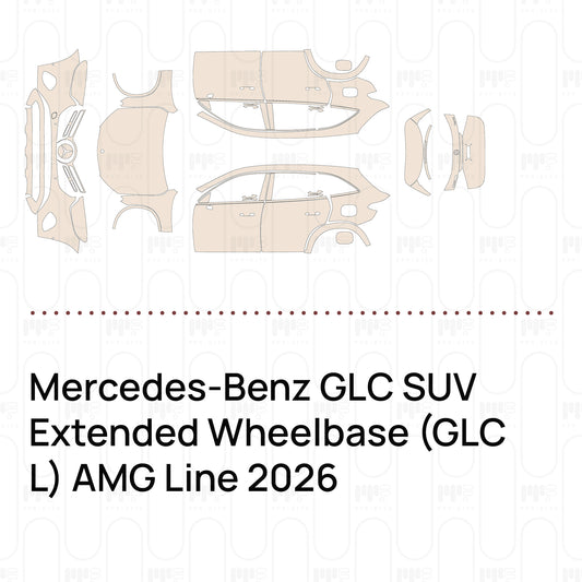 Voorgesneden PPF Mercedes-Benz GLC SUV Extended Wheelbase (GLC L) AMG Line 2026