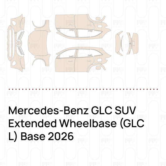 Voorgesneden PPF Mercedes-Benz GLC SUV Extended Wheelbase (GLC L) Base 2026