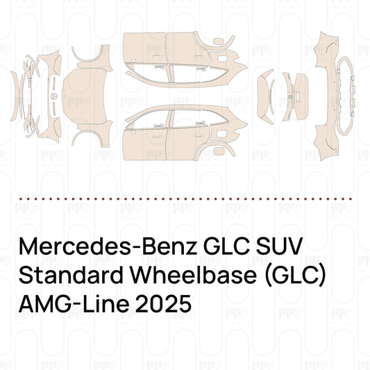 Voorgesneden PPF Mercedes-Benz GLC SUV Standard Wheelbase (GLC) AMG-Line 2025