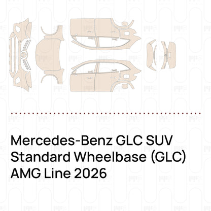 Voorgesneden PPF Mercedes-Benz GLC SUV Standard Wheelbase (GLC) AMG Line 2026