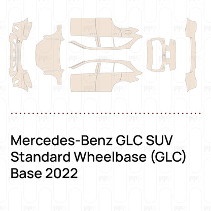 Voorgesneden PPF Mercedes-Benz GLC SUV Standard Wheelbase (GLC) Base 2022