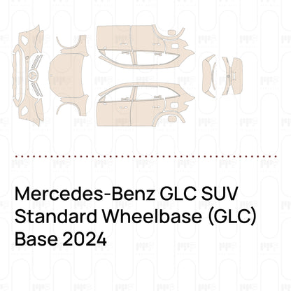 Voorgesneden PPF Mercedes-Benz GLC SUV Standard Wheelbase (GLC) Base 2024
