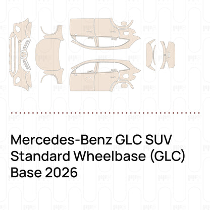 Voorgesneden PPF Mercedes-Benz GLC SUV Standard Wheelbase (GLC) Base 2026