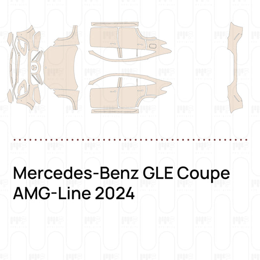 Voorgesneden PPF Mercedes-Benz GLE Coupe AMG-Line 2024