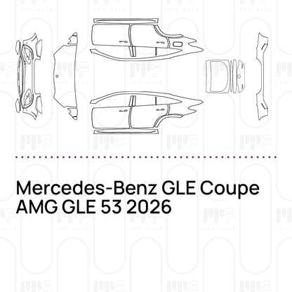 Voorgesneden PPF Mercedes-Benz GLE Coupe AMG GLE 53 2026