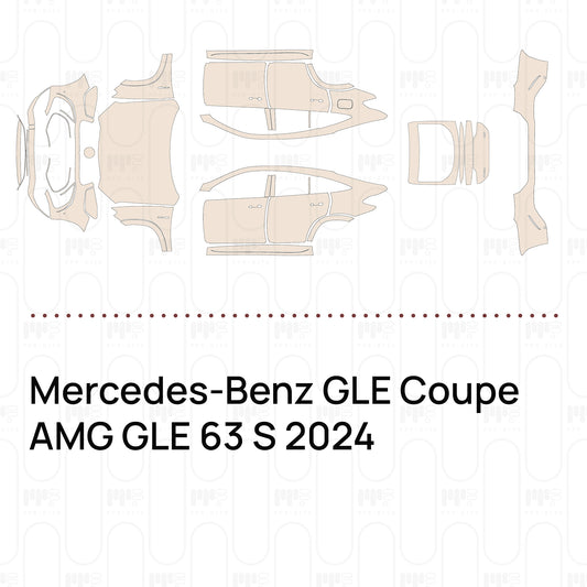Voorgesneden PPF Mercedes-Benz GLE Coupe AMG GLE 63 S 2024