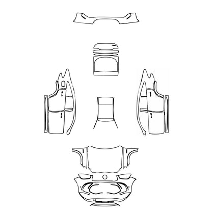 Pre-Cut PPF Mercedes-Benz GLE GLE Coupe AMG GLE 63 S 2023 - PPF-Kits