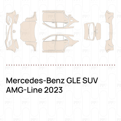 Voorgesneden PPF Mercedes-Benz GLE SUV AMG-Line 2023