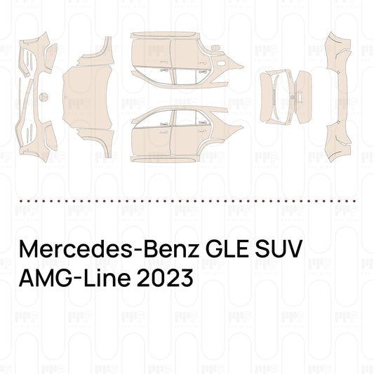 Voorgesneden PPF Mercedes-Benz GLE SUV AMG-Line 2023