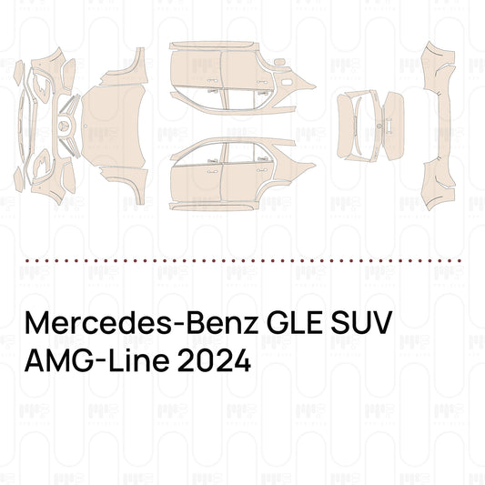 Voorgesneden PPF Mercedes-Benz GLE SUV AMG-Line 2024