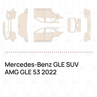 Voorgesneden PPF Mercedes-Benz GLE SUV AMG GLE 53 2022