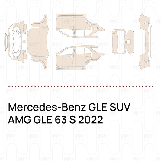 Voorgesneden PPF Mercedes-Benz GLE SUV AMG GLE 63 S 2022